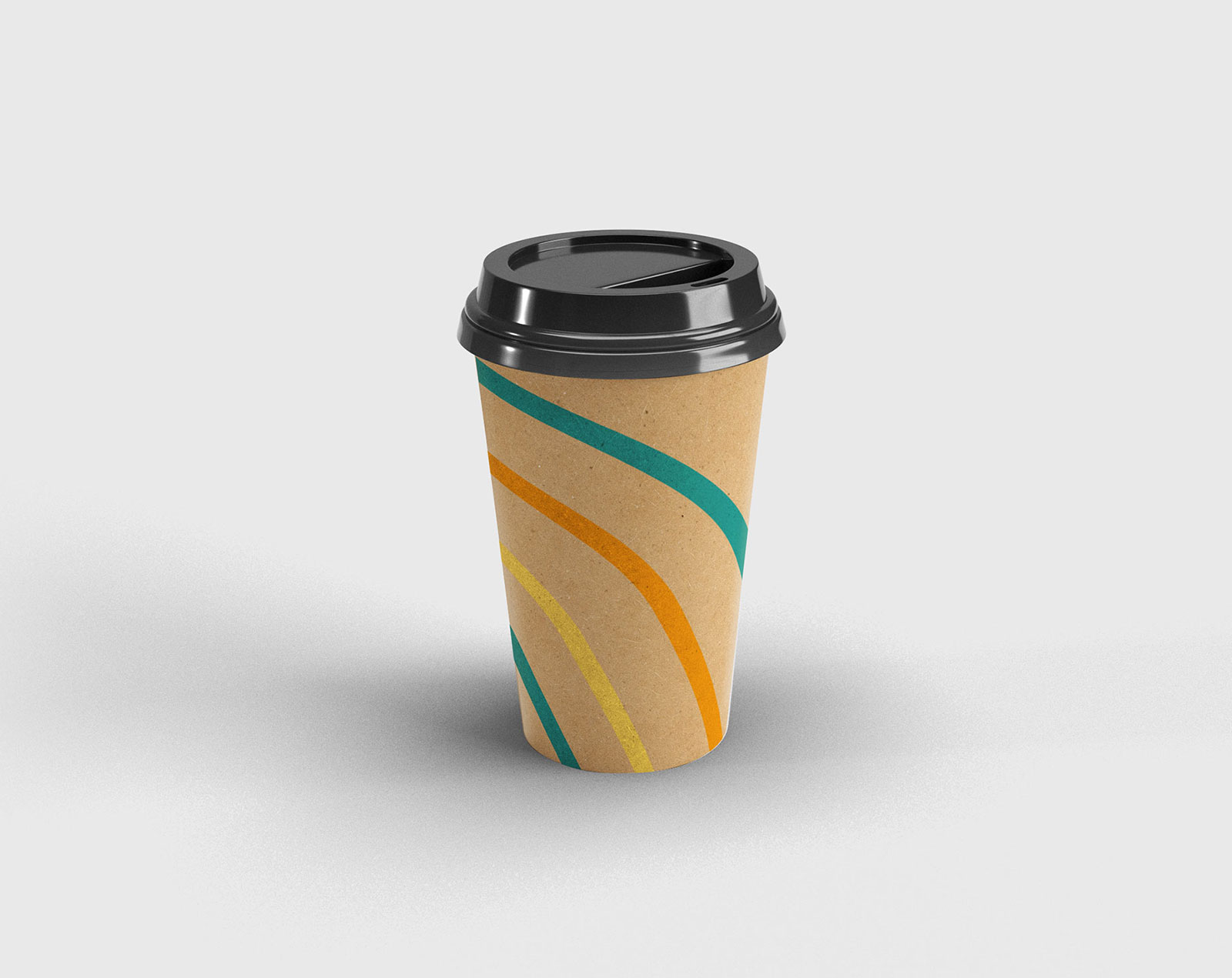Mockup of cafe cup